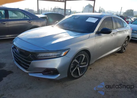 2021 Honda Accord Sport Special Edition z USA, uszkodzony, nr VIN 1HGCV1F4XMA041705